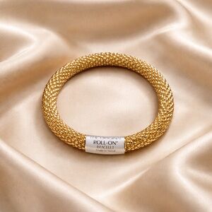 Roll-On Gold Mesh Bracelet -